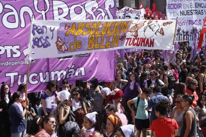  La lucha por la absolución de Belén en el #EncuentroNacionalMujeres