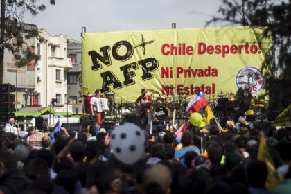 [FOTOS] Gran movilización NO+AFP se vivió en Santiago