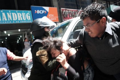 Último video de la periodista de La Izquierda Diario Bolivia detenida durante represión