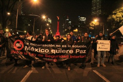 México: Marchan contra la aprobación de la Ley de Seguridad Interior 