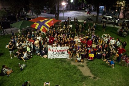 Festival artístico de la asamblea barrial en Plaza Banderín - Floresta