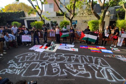 En la CDMX exigen alto al genocidio en Palestina