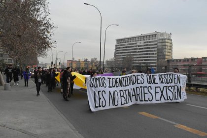 [Galería de fotos] Así fué la marcha anual de la visibilidad No-Binaria