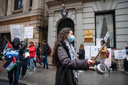 Socialistas solidarizan con trabajadores Argentinos desde el corazón del imperialismo