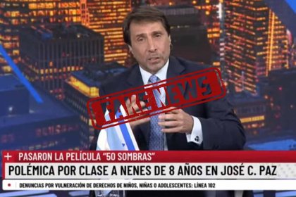 Eduardo Feinmann y una noticia falsa para atacar a la ESI y a la docencia