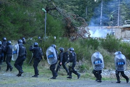  A lo Bullrich: el Gobierno entró a los tiros a la Lof Lafken Winkul Mapu de Villa Mascardi