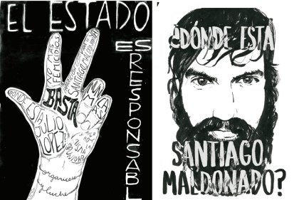 Ilustradores lanzan un fanzine colectivo por la aparición de Santiago Maldonado