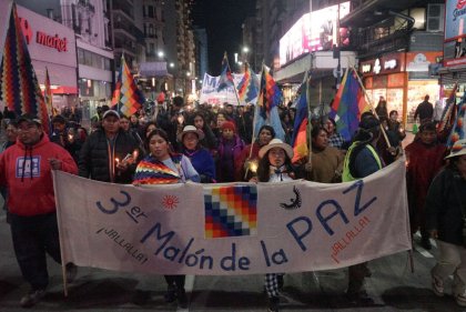 Todo nuestro apoyo al Tercer Malón de la Paz: su lucha, es nuestra lucha