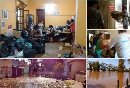 Inundaciones: repercusiones del aporte de 50 mil pesos realizado por el Frente de Izquierda