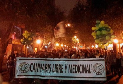 En Mendoza también se realizó la Marcha Mundial de la Marihuana 