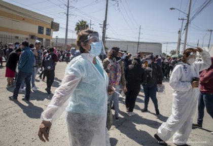 La industria maquiladora no es esencial, la vida de los obreros sí 