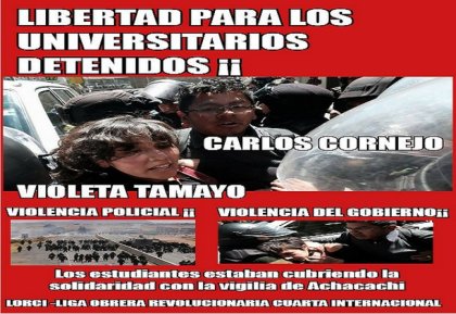 Contra la represión: es urgente unir a los sectores en lucha