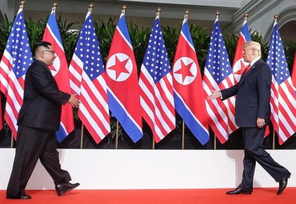 Arrancó la histórica cumbre entre Donald Trump y Kim Jong-un