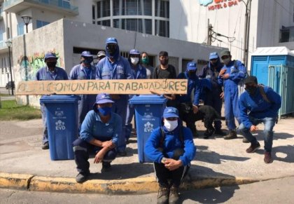 Arica: 170 trabajadores de áreas verdes exigen a Alcalde Gerardo Espíndola el pago de su sueldo y finiquito