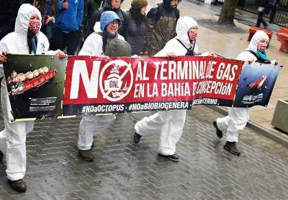 Nuestro mar sin GNL: Declaración de organizaciones contra gasoducto Penco-Lirquén