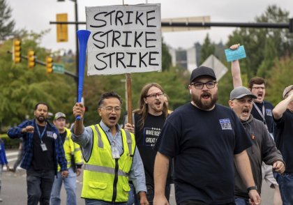 33.000 trabajadores de Boeing inician huelga tras rechazar acuerdo entre la empresa y la dirección sindical