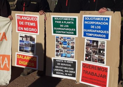 Guardaparques denuncian que la policía de Mendoza los intimida en el Parque Benegas