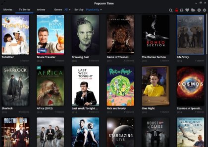 Habilitan Popcorn Time Community Edition para ver series y películas online