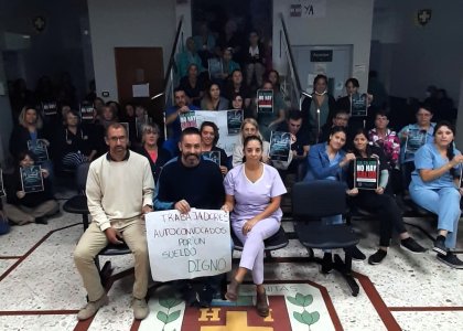 Sigue la lucha en los hospitales privados de Bahía Blanca, ahora con retención de tareas 