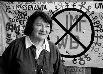 Falleció la feminista y teórica alemana María Mies