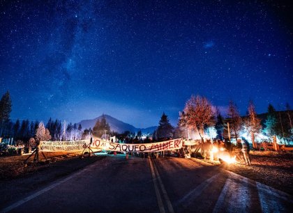 Continúa el corte en ruta nacional 40 y ocupación en Esquel por la iniciativa popular