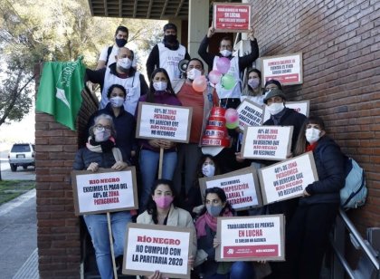 Denuncian el despido de 12 trabajadores del diario Río Negro