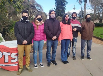  Nicolás Del Caño visitó Lobos para presentar la lista del Frente de Izquierda Unidad 