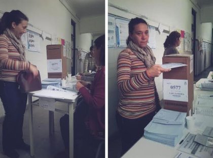 Lomas de Zamora: votó la precandidata a intendenta Laura Magnaghi