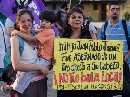 Acto por Juan Pablo Jiménez: 150 personas en contra de la impunidad patronal