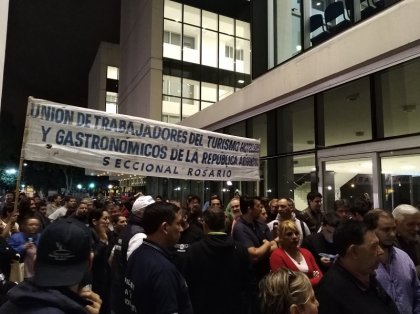 Rosario: gran repudio a la detención de 7 activistas gremiales durante el paro