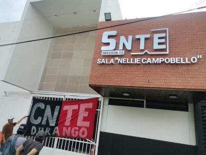 Maestros de la CNTE en Durango pararon este 15 de abril