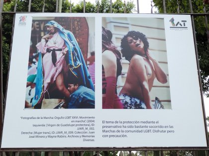 Censuran exposición fotográfica LGBT+ en la alcaldía de Tlalpan