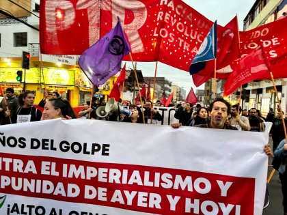 A 51 años del golpe se realiza marcha independiente del gobierno