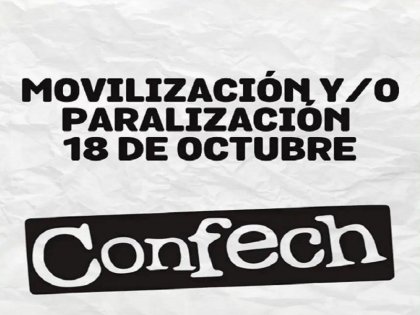 Declaración hacia el 18 de octubre: invitan a las bases estudiantiles a no soltar las calles, pero no organizan nada