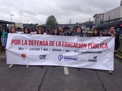 [FOTOS] Marcha contra el lucro en la educación en Puerto Montt