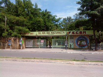 Repudio a la represión de los normalistas de Mactumatzá en Chiapas