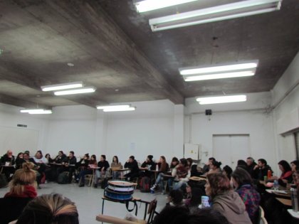 Estudiantes y docentes tomaron la sede de Cipolletti de la Universidad Nacional de Río Negro