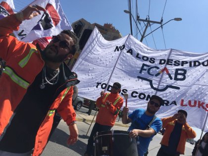 Trabajadores del FCAB solidarizan con demanda de deuda histórica