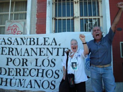 Movilización de APDH La Matanza por el caso Gabriel Blanco