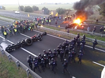 Així ha estat la jornada de vaga i mobilització contra el "judici farsa" del Suprem