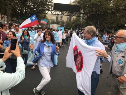 "Salvemos las 2 vidas": Anti derechos marcharon por la capital