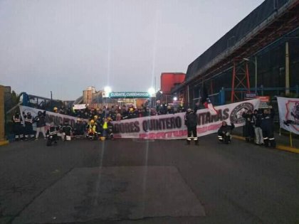 Rechazo por represión a portuarios de Ventanas