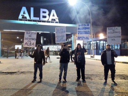 Conflicto en Alba: exigen al sindicato que apoye a los despedidos