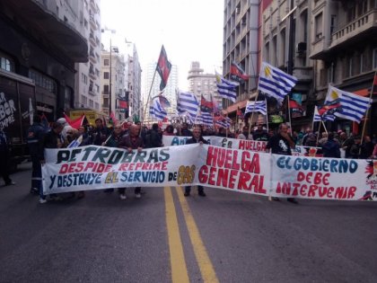 Comienza la huelga general de los trabajadores de Montevideo Gas