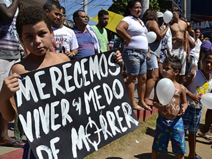 Brasil: pobladores repudiaron presencia policial tras el asesinato de un niño de diez años