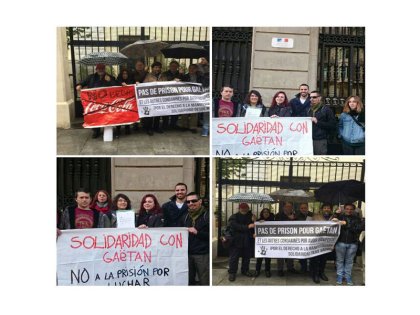 El “No a la prisión a Gaëtan” llega a los Consulados franceses de Madrid y Barcelona