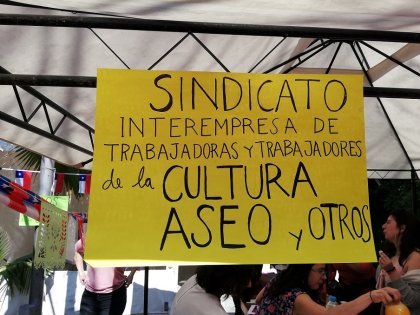 Trabajadoras subcontratadas de aseo ahora son parte del Sindicato del GAM, ¡Basta de precariedad, fin al subcontrato! 