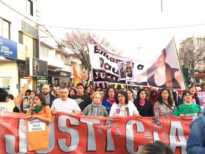 El grito de justicia por Paula Perassi volvió a las calles