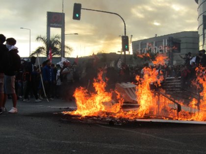 FOTOGALERÍA: La rabia llegó a Antofagasta con más de 6 mil manifestantes en las calles