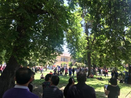 Espinosa no lo puede creer: Más de 100 estudiantes y trabajadores en asamblea triestamental del Pedagógico